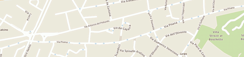 Mappa della impresa garage autofficina 2f di falbo pasquale e csnc a FIRENZE