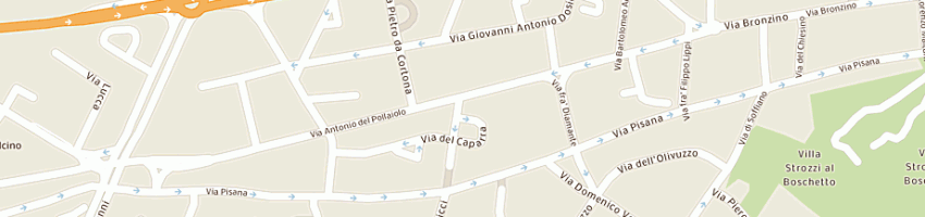 Mappa della impresa cab sas a FIRENZE
