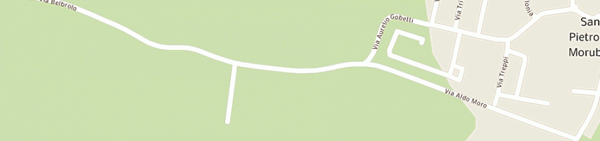 Mappa della impresa tarocco romano a SAN PIETRO DI MORUBIO