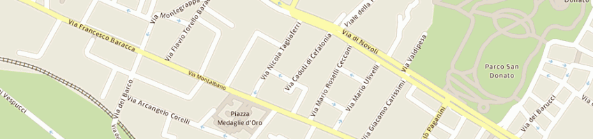 Mappa della impresa fedi impianti sas a FIRENZE