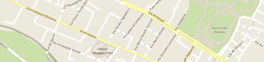 Mappa della impresa geofirias servizi srl a FIRENZE