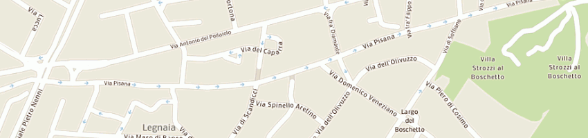 Mappa della impresa vannucchi tappezzeria a FIRENZE