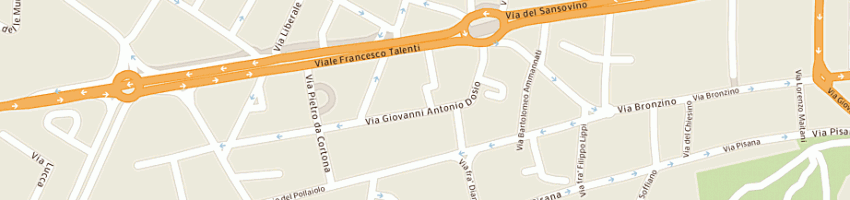 Mappa della impresa bani giovanni a FIRENZE