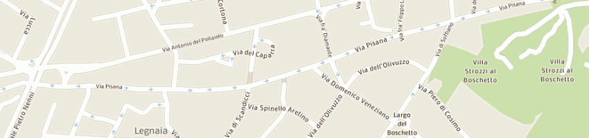 Mappa della impresa blugas srl a FIRENZE