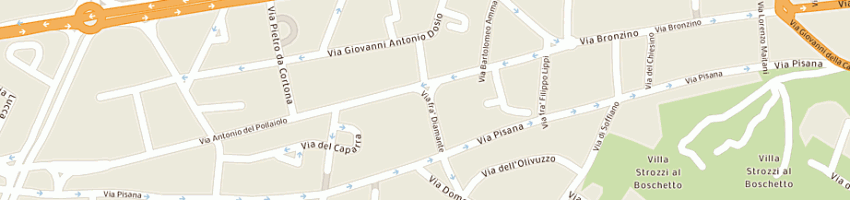 Mappa della impresa acconciature carlo a FIRENZE