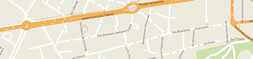Mappa della impresa pratoconsult sas di fabbrizzi claudio e c a FIRENZE