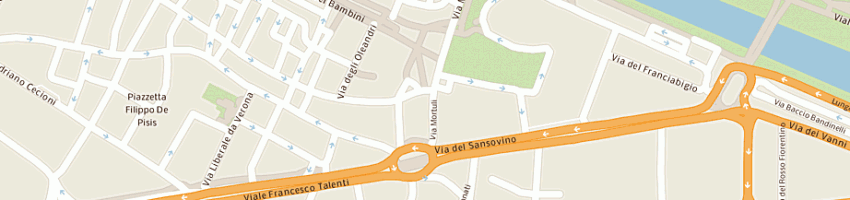 Mappa della impresa magazzini mario e fallani maria snc a FIRENZE