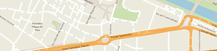Mappa della impresa sieni fosco a FIRENZE