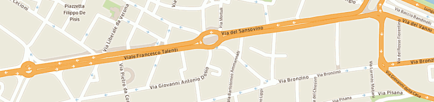 Mappa della impresa morchi studio immobiliare di morchi s e c sas a FIRENZE