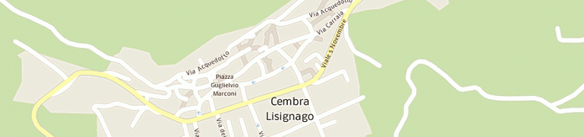 Mappa della impresa brugnara tullio snc di brugnara tullio e c a CEMBRA