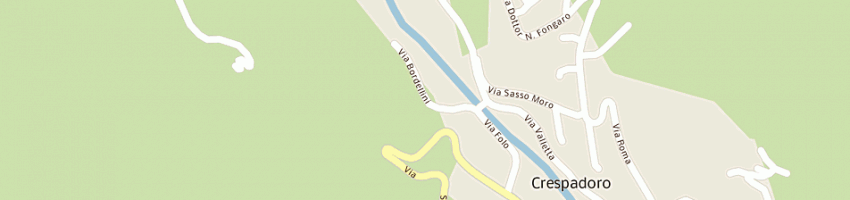 Mappa della impresa xompero roberto a CRESPADORO