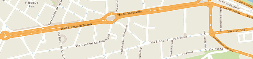 Mappa della impresa fantappie' (sas) a FIRENZE