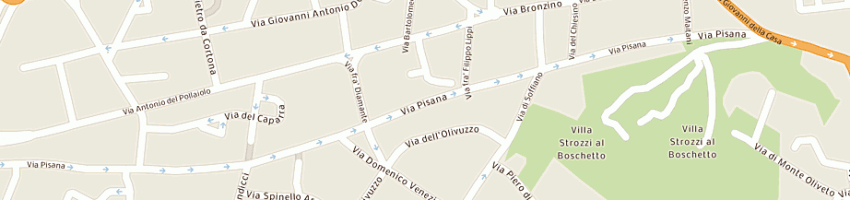 Mappa della impresa officina elettromeccanica berti sanzio a FIRENZE