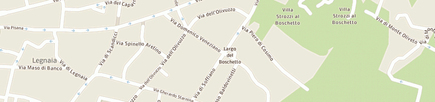 Mappa della impresa giglio rosso a FIRENZE