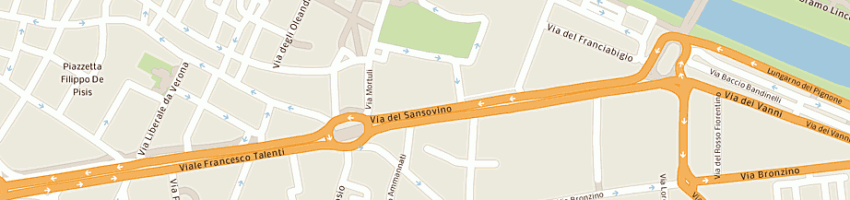 Mappa della impresa casini piero a FIRENZE