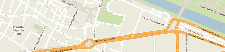 Mappa della impresa geoservice srl a FIRENZE