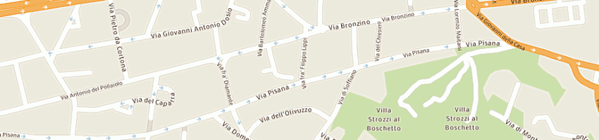 Mappa della impresa officina meccanica mario puccioni srl a FIRENZE