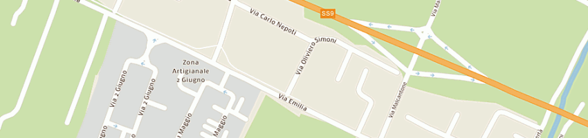 Mappa della impresa perugia marcello a ANZOLA DELL EMILIA
