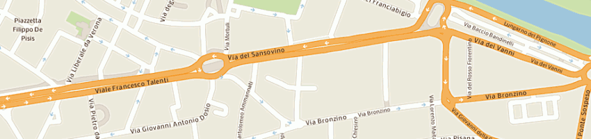 Mappa della impresa seven toning linea sette a FIRENZE