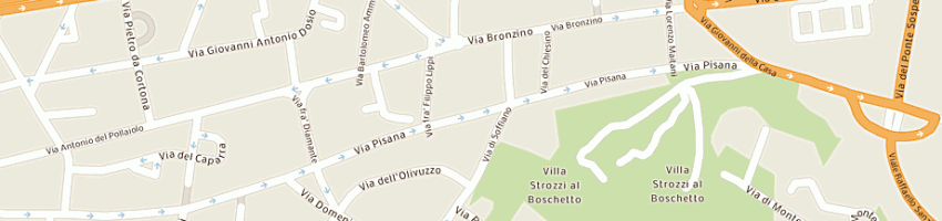 Mappa della impresa af termoidraulica di fondelli alberto a FIRENZE