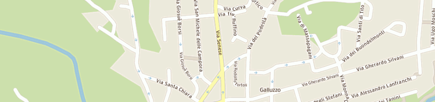 Mappa della impresa aci del galluzzo di fabbrini c a FIRENZE