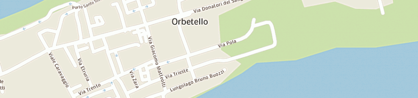 Mappa della impresa poste italiane spa a ORBETELLO