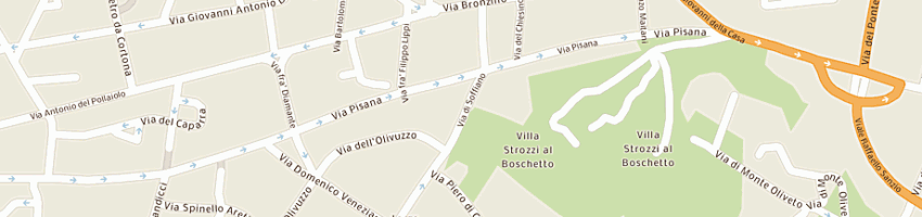 Mappa della impresa autocarrozzeria scandicci a FIRENZE