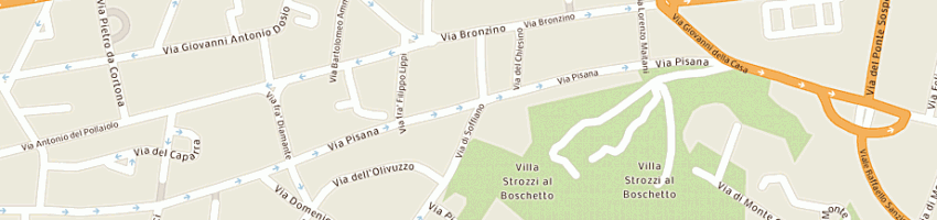 Mappa della impresa banca toscana spa a FIRENZE