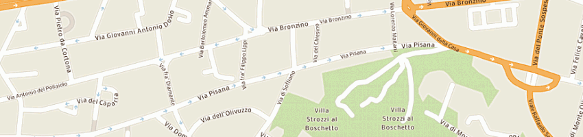 Mappa della impresa news di pratesi silvana e c snc a FIRENZE
