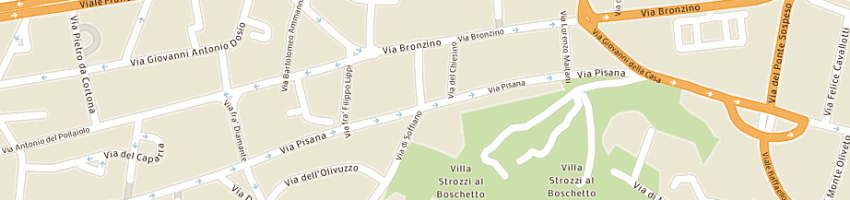 Mappa della impresa pizzeria da salvatore di roca massimo e c sas a FIRENZE