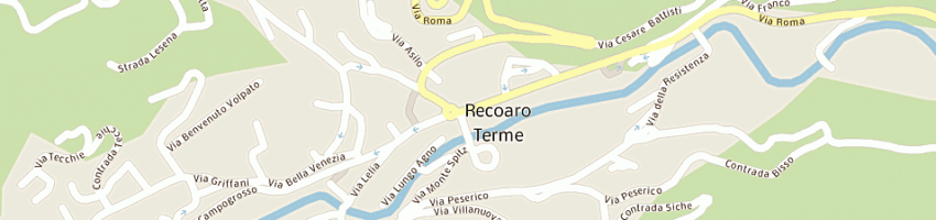 Mappa della impresa associazione piccole dolomiti a RECOARO TERME