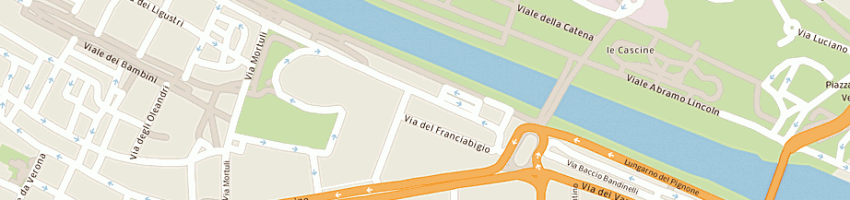 Mappa della impresa nuoto club firenze a FIRENZE