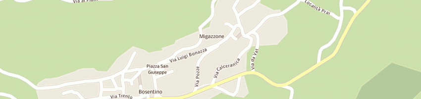 Mappa della impresa elecar snc di bettin giorgio e c a TRENTO