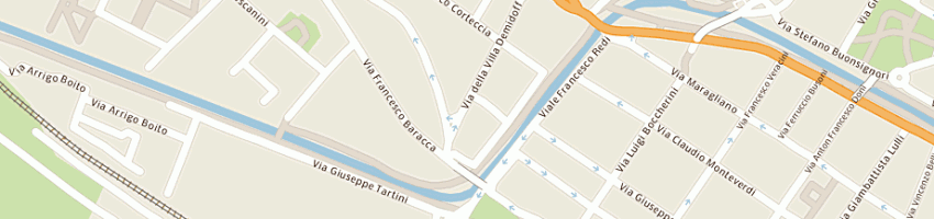 Mappa della impresa parrucchiere giuliano a FIRENZE