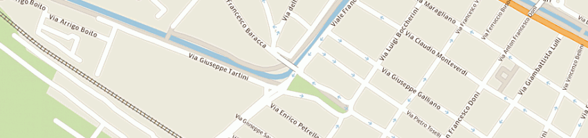 Mappa della impresa silvana sas di baldissarri silvana a FIRENZE