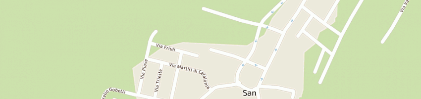 Mappa della impresa giaccon raffaella a SAN PIETRO DI MORUBIO