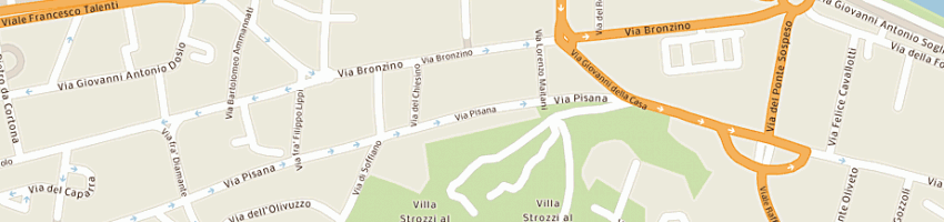 Mappa della impresa valenti antonino a FIRENZE