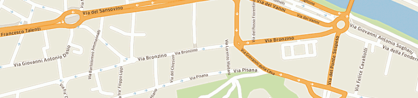 Mappa della impresa tappezzeria ermini (snc) a FIRENZE