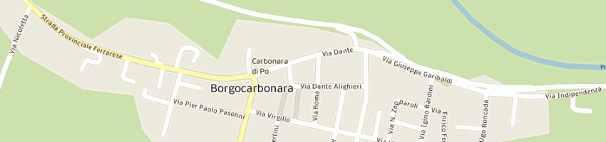 Mappa della impresa saic (snc) a CARBONARA DI PO