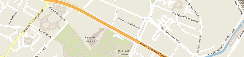 Mappa della impresa semaforo a FIRENZE