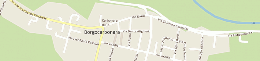 Mappa della impresa cantutti emanuele a CARBONARA DI PO