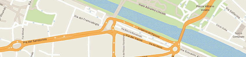 Mappa della impresa sarti e c (snc) a FIRENZE