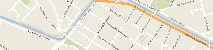 Mappa della impresa alea sas di claudio amaranti e c a FIRENZE
