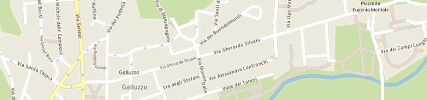 Mappa della impresa forecast  srl a FIRENZE