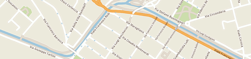 Mappa della impresa centro incarto di cappelli gianna a FIRENZE