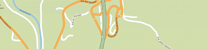 Mappa della impresa autofficina balestri guido a CASTIGLIONE DEI PEPOLI
