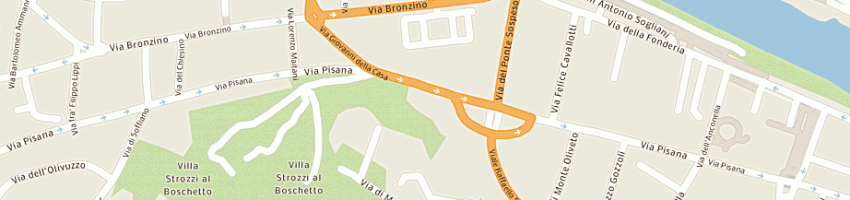 Mappa della impresa bonsem 3 sas a FIRENZE