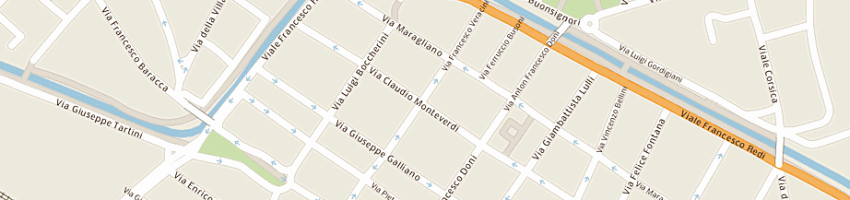 Mappa della impresa tassi luca a FIRENZE