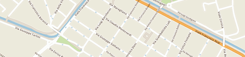 Mappa della impresa conti mauro a FIRENZE