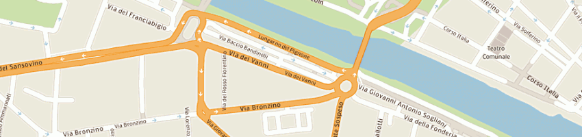 Mappa della impresa leoni e mariotti snc a FIRENZE